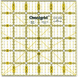 Omnigrid 6" square, 6 x 6 inch Ultimate Accuracy Ruler, R6A