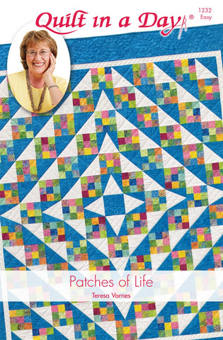 Patches of Life Quilt Pattern, Eleanor Burns Quilt in a Day, 1232 EASY