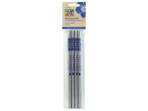 Quilter's Choice Chalk Marking Pencils, 4 Silver, Roxanne RX-BPEN-S