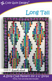Long Tall quilt pattern for 2 1/2" Strips from Cozy Quilt Designs # SRR-LT