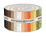 KimberBell Basics Fall, 2-1/2" Strips in a Roll, 40-pieces Maywood Studio 100% Cotton ST-MASKBB-FAL