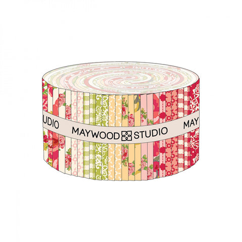 Sweet Beginnings, 2-1/2" Strips in a Roll, 40-pieces Maywood Studio 100% Cotton ST-MASSWB