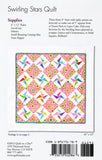 Swirling Stars Quilt in a Day pattern, Eleanor Burns, w/ Acrylic Template, EASY