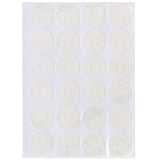 No-Slip Grip Dots by The Gypsy Quilter, 24 Adhesive Rings for Quilt Rulers, Templates, & Fabric