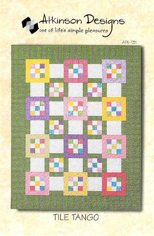 TILE TANGO Quilt Pattern, Atkinson Designs ATK-131