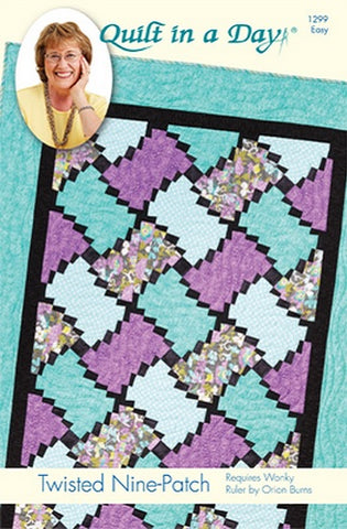 Twisted Nine-Patch Pattern by Quilt in a Day, Eleanor Burns, 1299 Easy