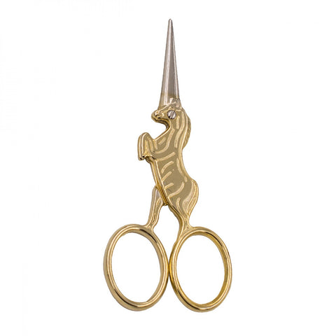 Gold Unicorn Heirloom Embroidery Scissors, Sewing & Quilting, 4" by Sullivans