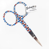 Patriotic Embroidery Scissors, 3.75" blade #6340-76