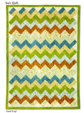 Zig A Zag Quilt Pattern, Quilt in a Day, Eleanor Burns, 1285 EASY