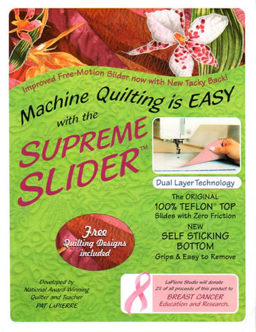 SUPREME SLIDER for Free-Motion Machine Quilting